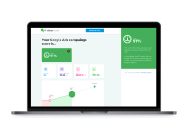Google Ads Audit Interface by Clever Ads
