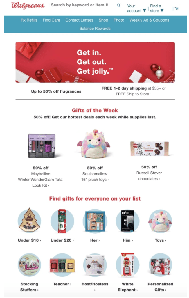 Walgreens Christmas ads example2