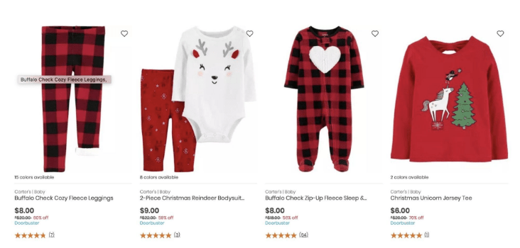 carter's christmas ads ex