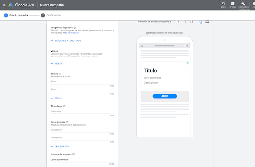 campañas de google ads