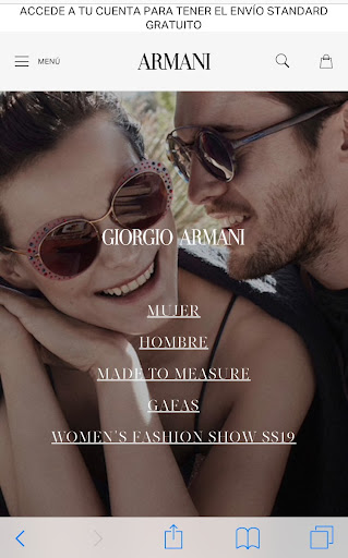 ejemplo armani