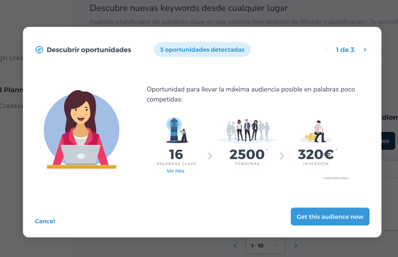 discover opportunities screenshot