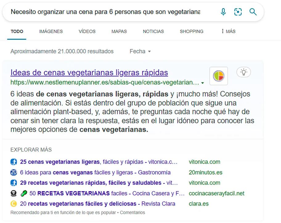 ejemplo cena chatgpt